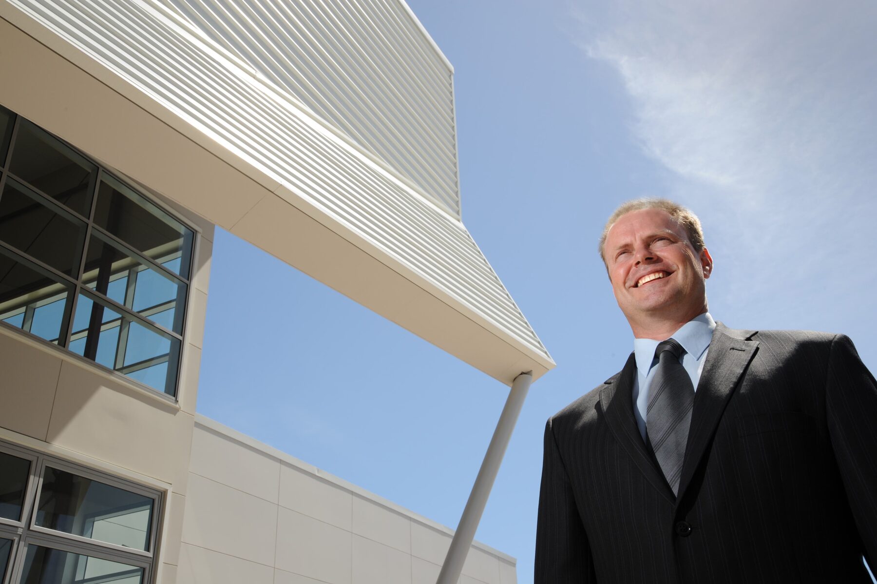 Paul Thomson, Director of Thomson Group, on site